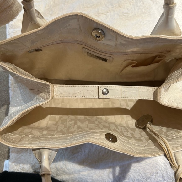 FURLA white leather handbag - Picture 4 of 4